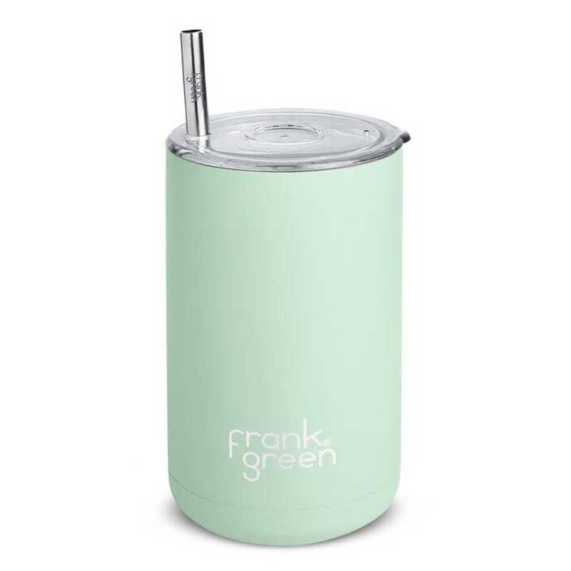 frank green Iced Coffee Cup with Straw Mint Gelato